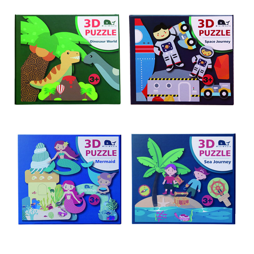 Puzzle 3D Untuk Pabrik Anak