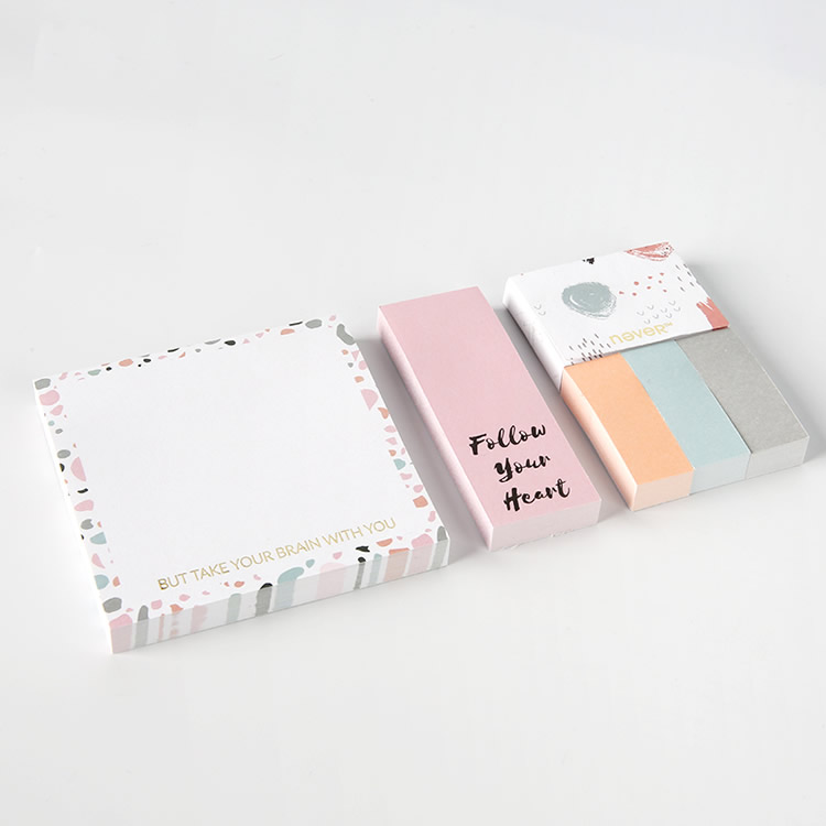 Sticky Note Pad Cube Pencetakan Kustom Halaman Marker Sticky Note Memo Pad